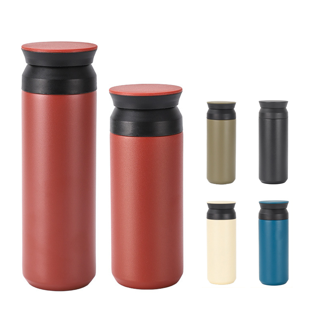 Flat lid insulated cup 