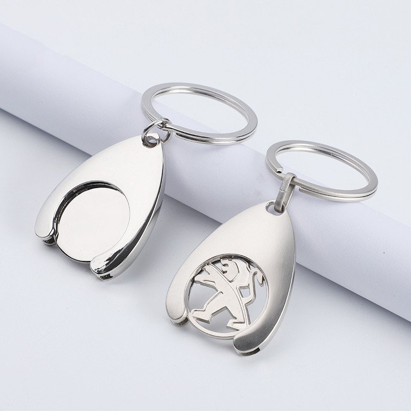 Metal keychain 4S store logo 